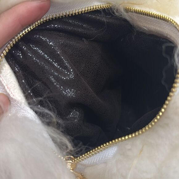 Cute Hedgehog Multi Use Bag/Real Shearling Crossbody/Backpack/Plushie/Pillow - Picture 15 of 16